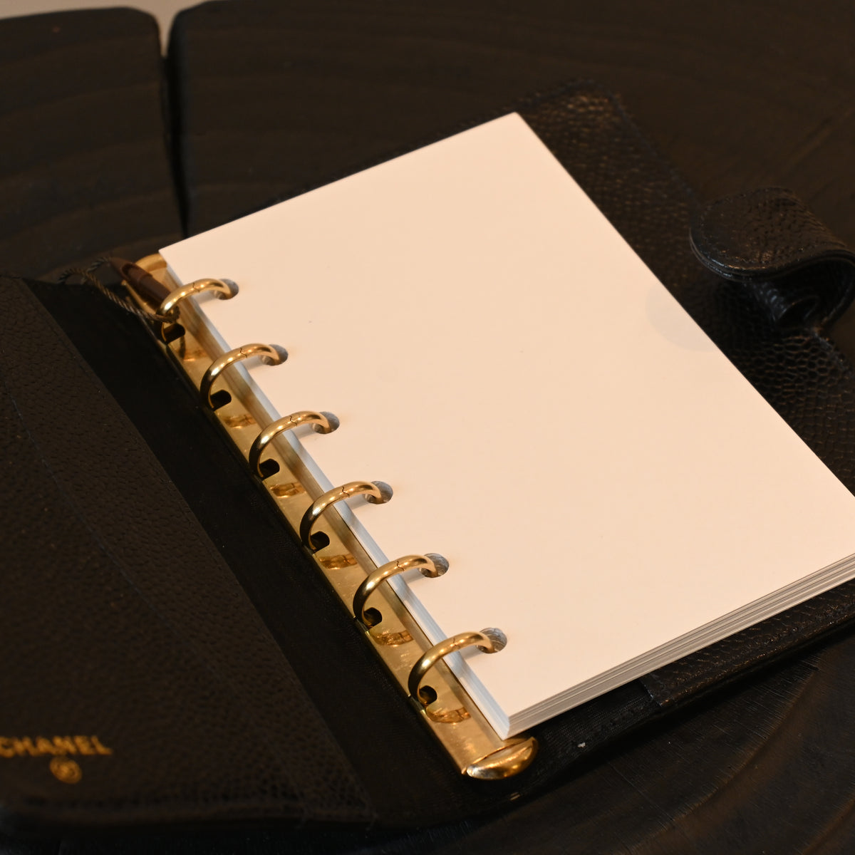 Chanel Coco Mark Caviar Agenda Cover