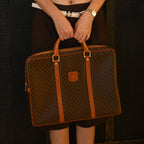 Celine Macadam Triomphe Monogram Briefcase