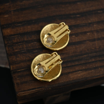 Dior Oblique Monogram Trotter Earclips