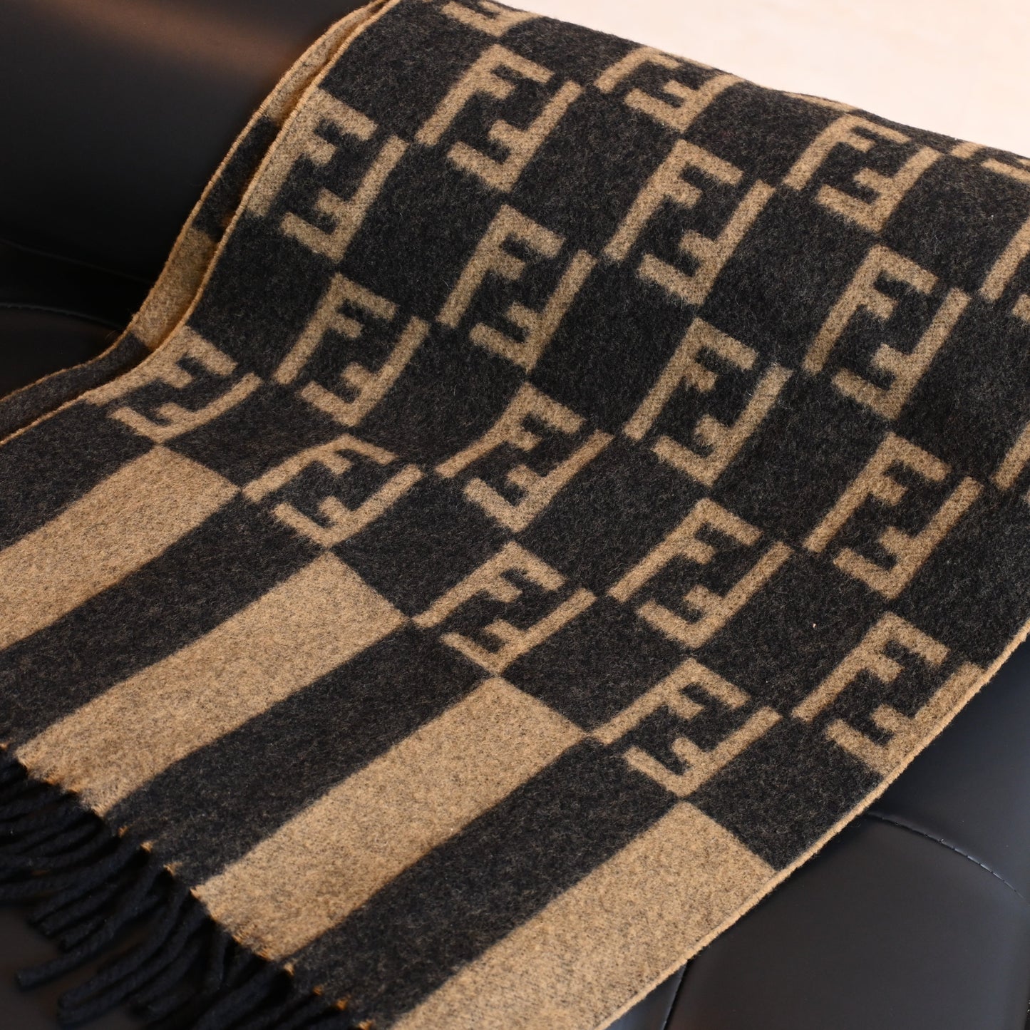 Fendi ZUCCa Scarf Wool
