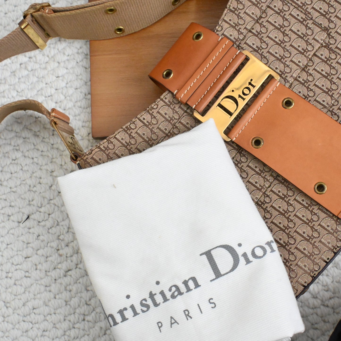 Christian Dior Street Chic Oblique Canvas Bag