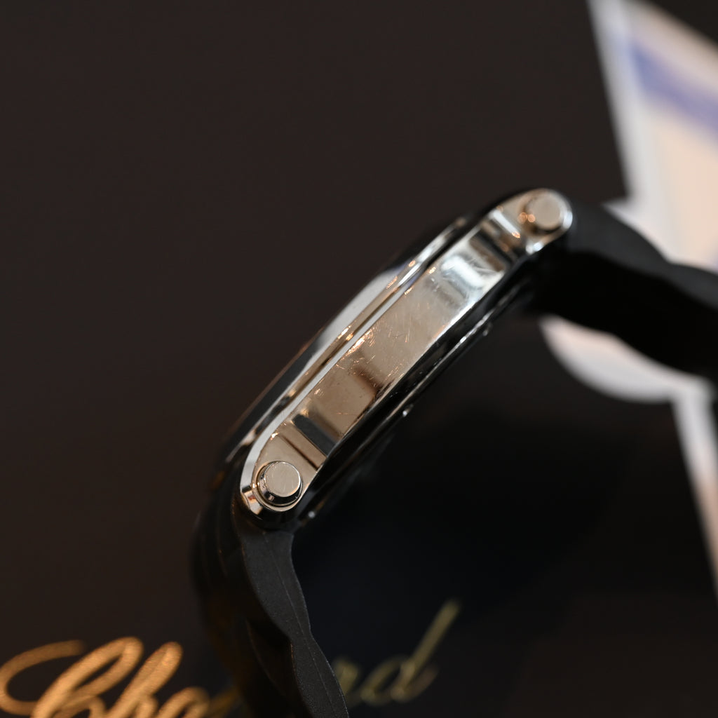 Chopard Happy Sports Black Dial Diamonds Watch
