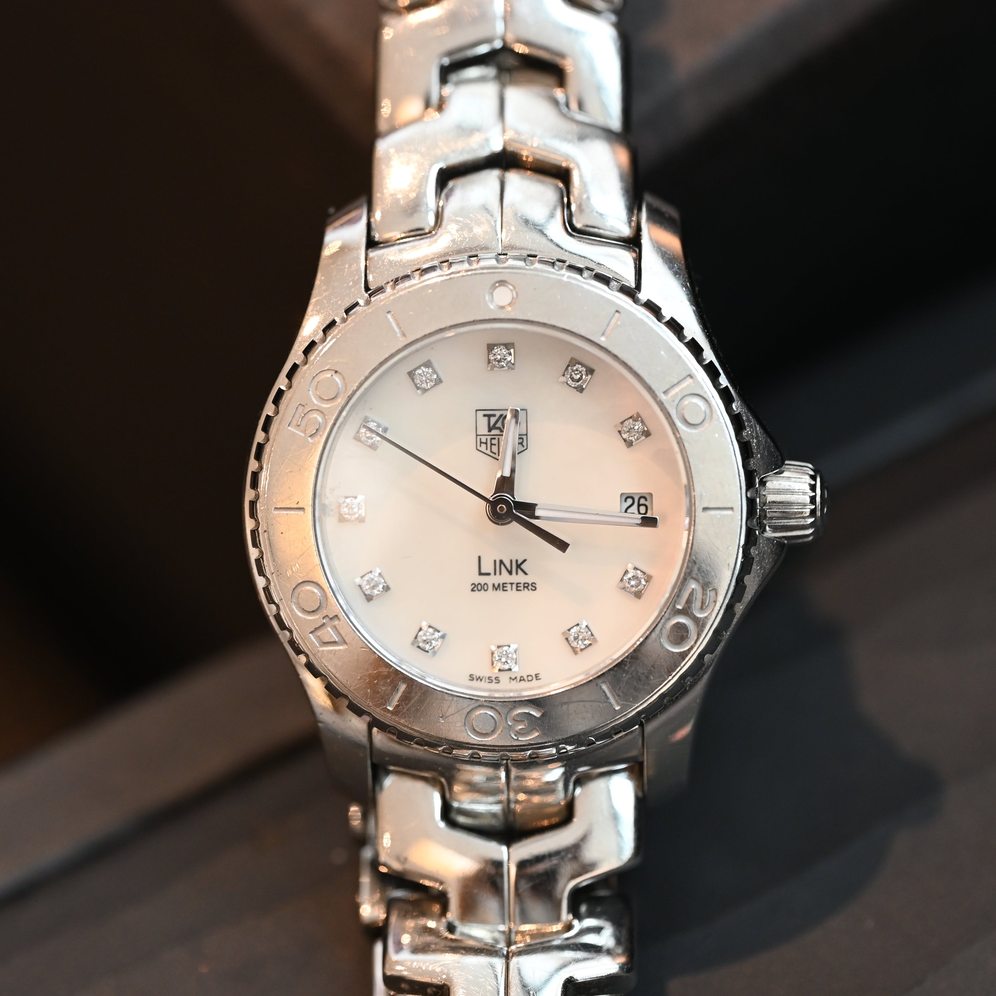 Tag Heuer Link WJ1319-0 MOP Dial Watch