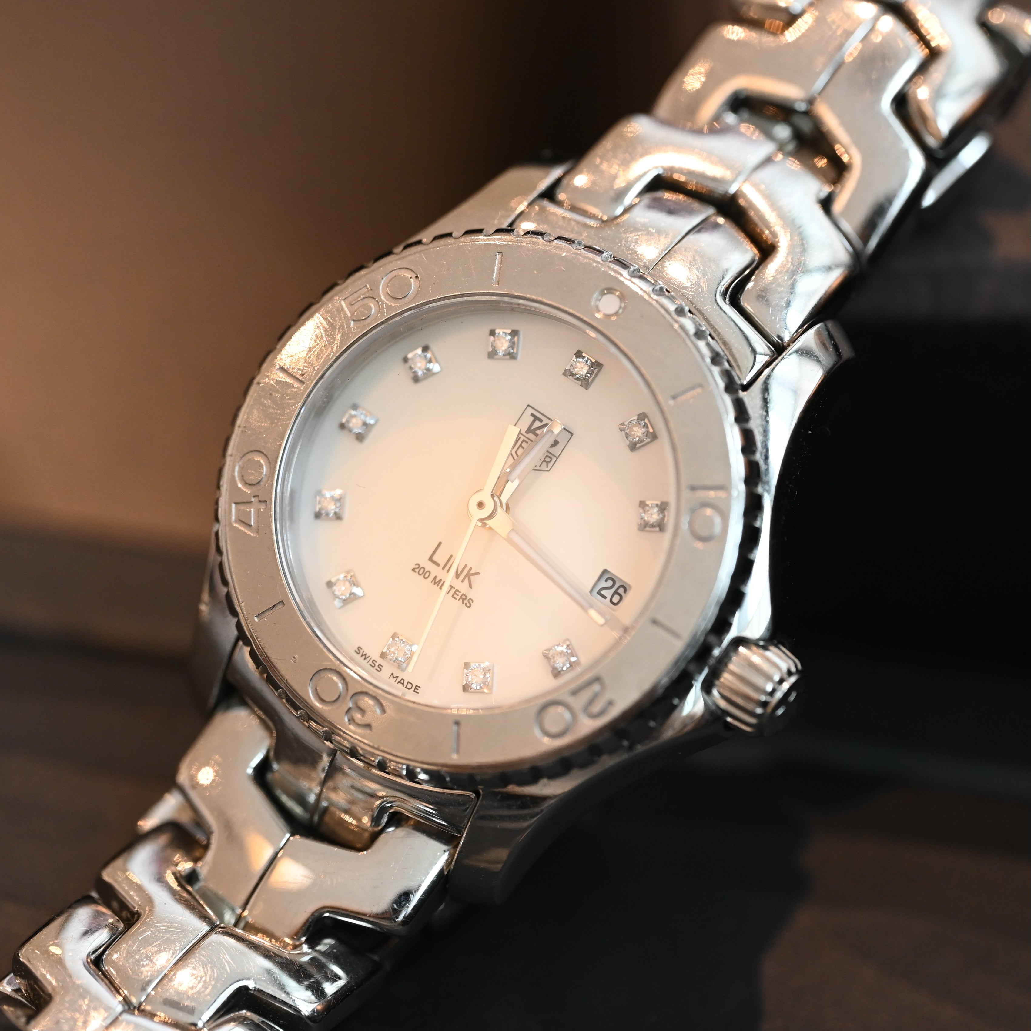 Tag Heuer Link WJ1319-0 MOP Dial Watch