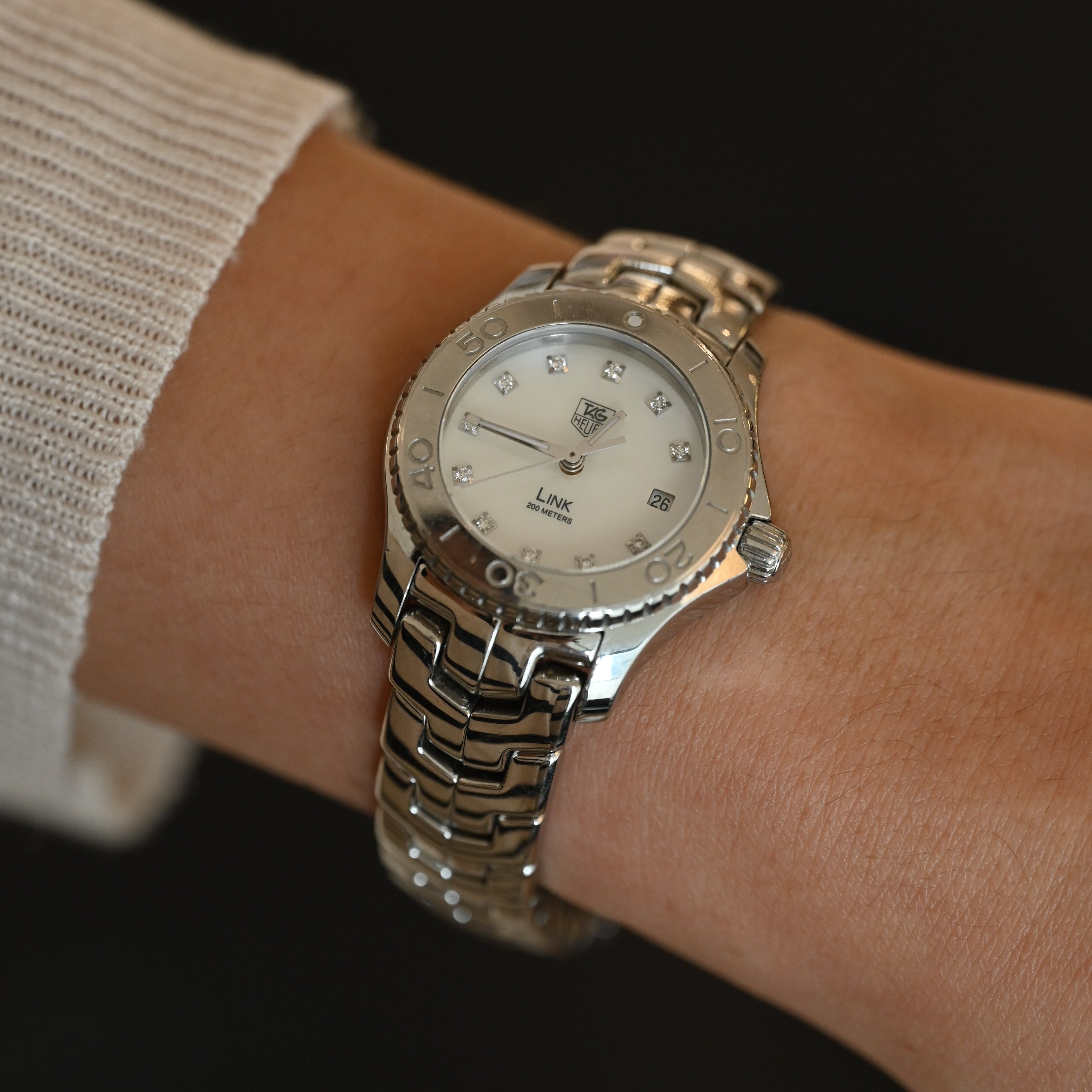 Tag Heuer Link WJ1319-0 MOP Dial Watch