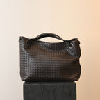 Bottega Veneta Intrecciato Leather Tote Brown