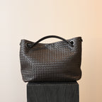 Bottega Veneta Intrecciato Leather Tote Brown