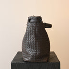 Bottega Veneta Intrecciato Leather Tote Brown