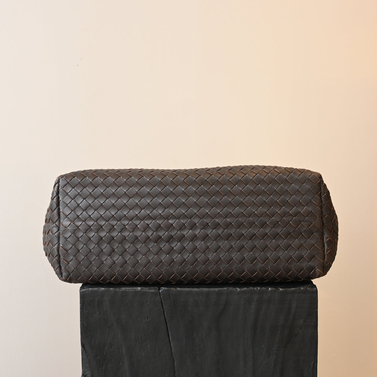 Bottega Veneta Intrecciato Leather Tote Brown