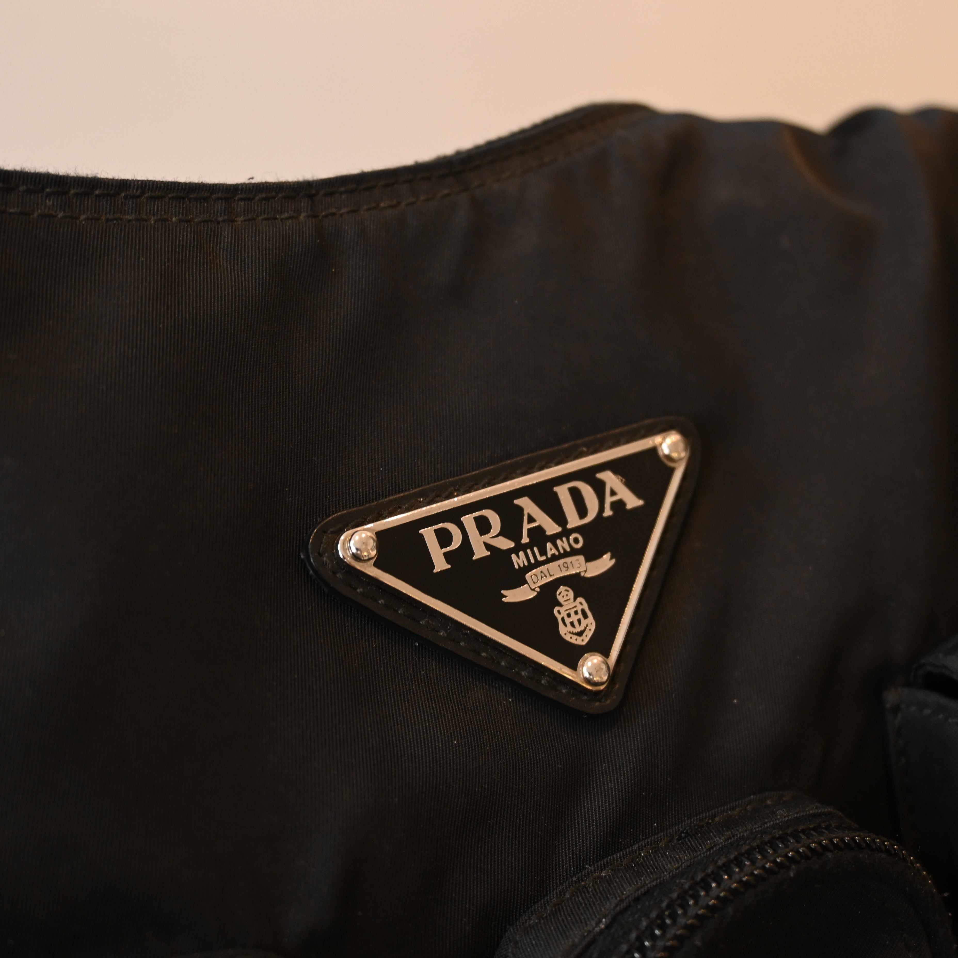 Prada Tessuto Vela Nylon Shoulder Bag