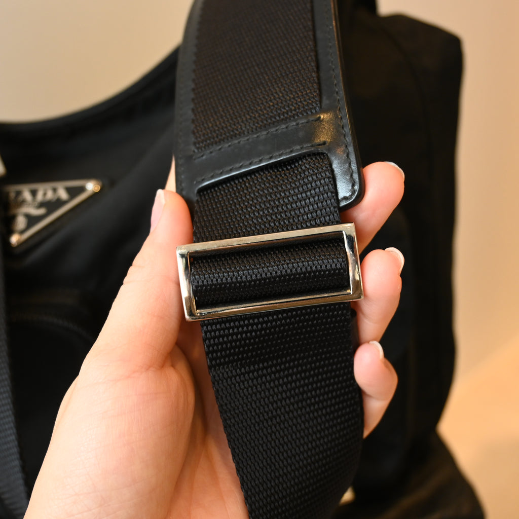 Prada Tessuto Vela Nylon Shoulder Bag