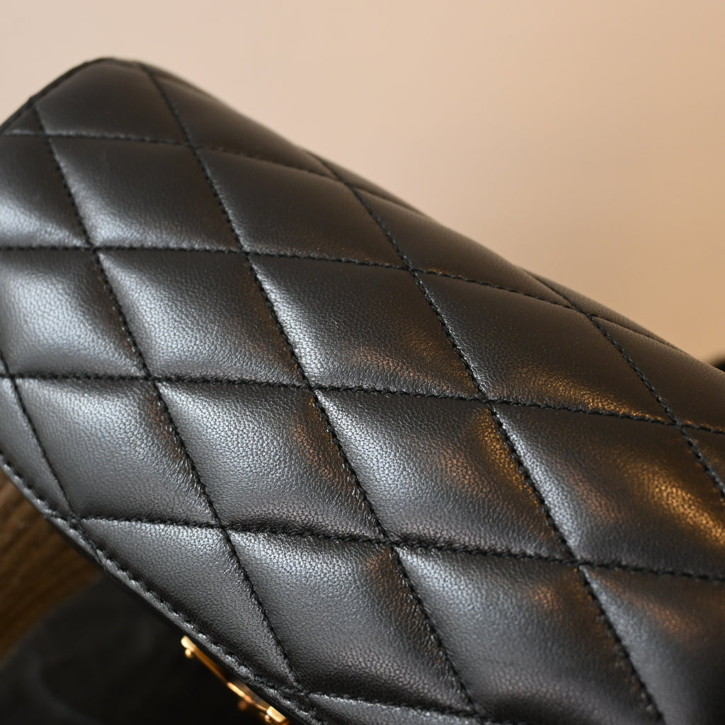 Yves Saint Laurent Matelasse June Box Quilted Lambskin Bag