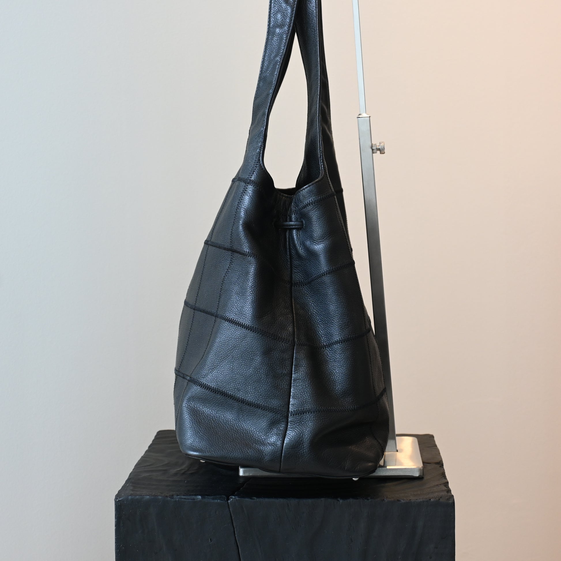 Chanel Square Stitch Tassel Hobo - Leluxe Vintage Sdn. Bhd.