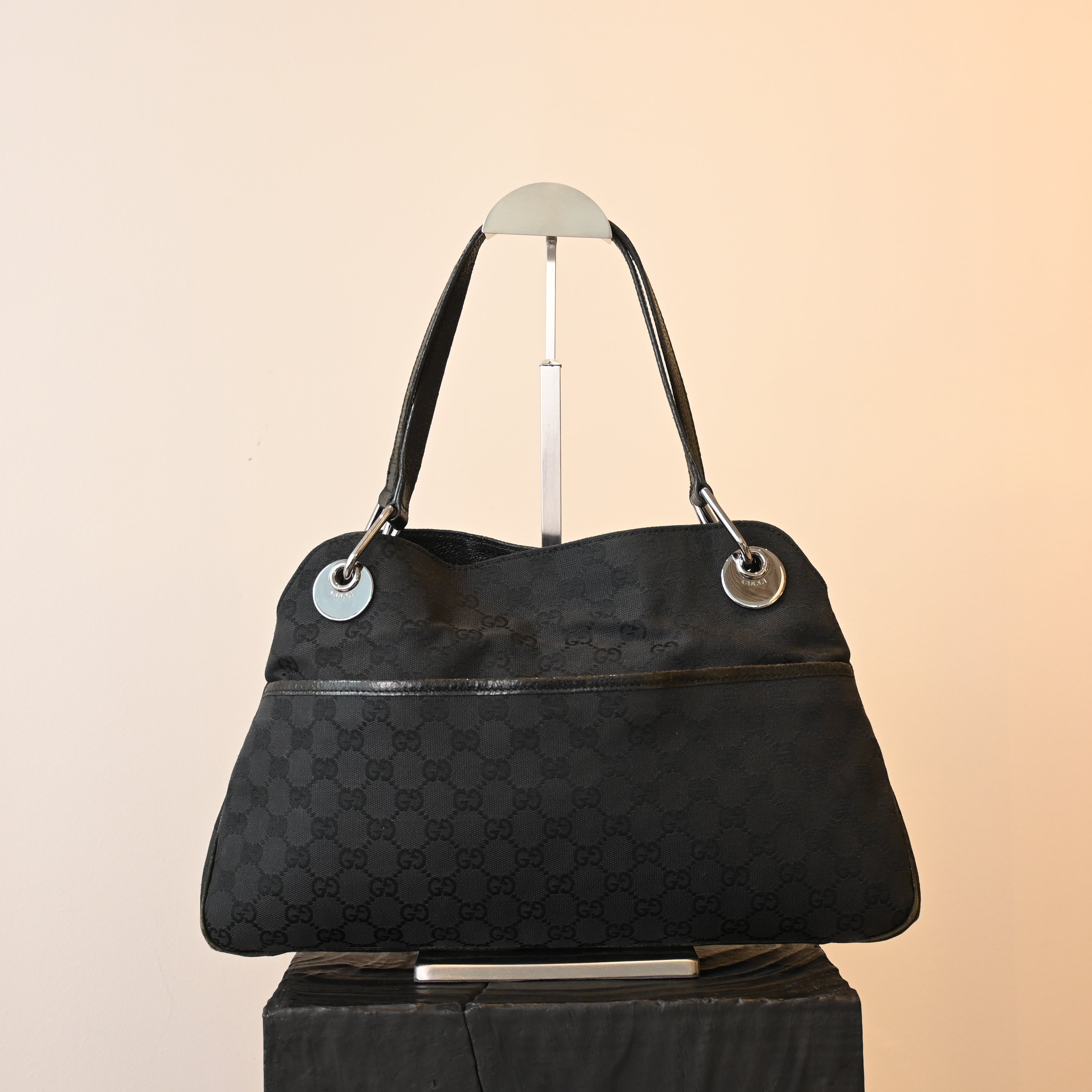 Gucci GG Black Monogram Tote