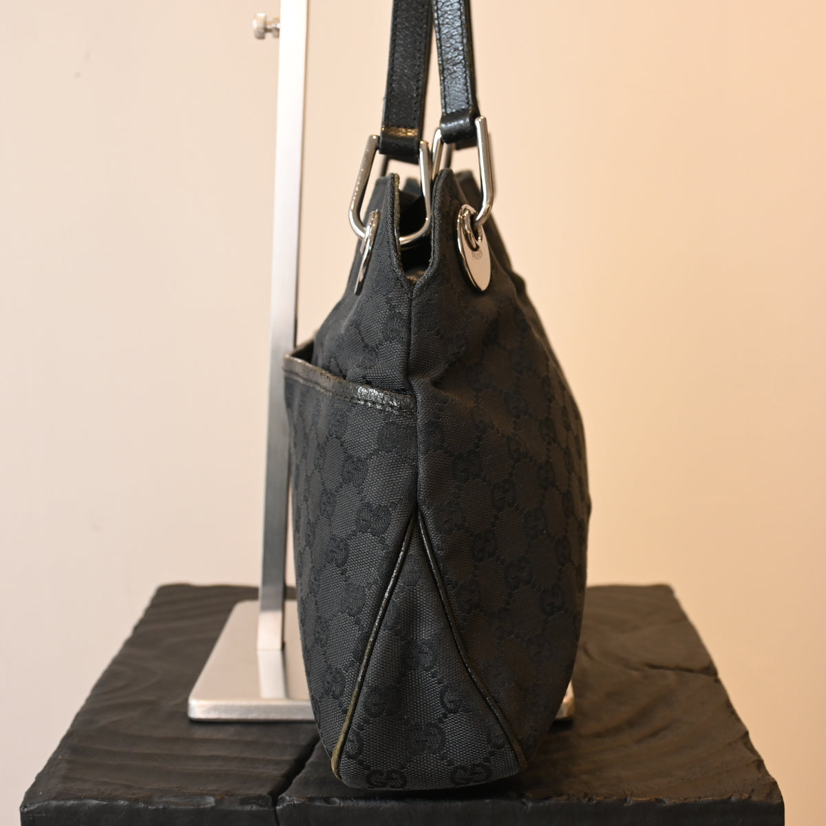 Gucci GG Black Monogram Tote
