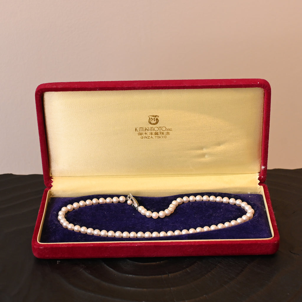 Mikimoto Akoya Pearl Necklace 6mm - Leluxe Vintage Sdn. Bhd.