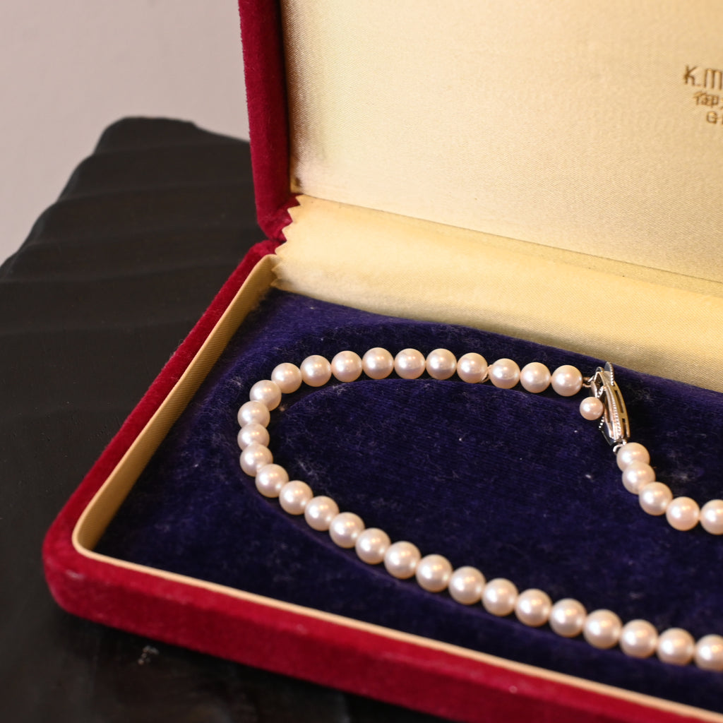 Mikimoto Akoya Pearl Necklace 6mm - Leluxe Vintage Sdn. Bhd.