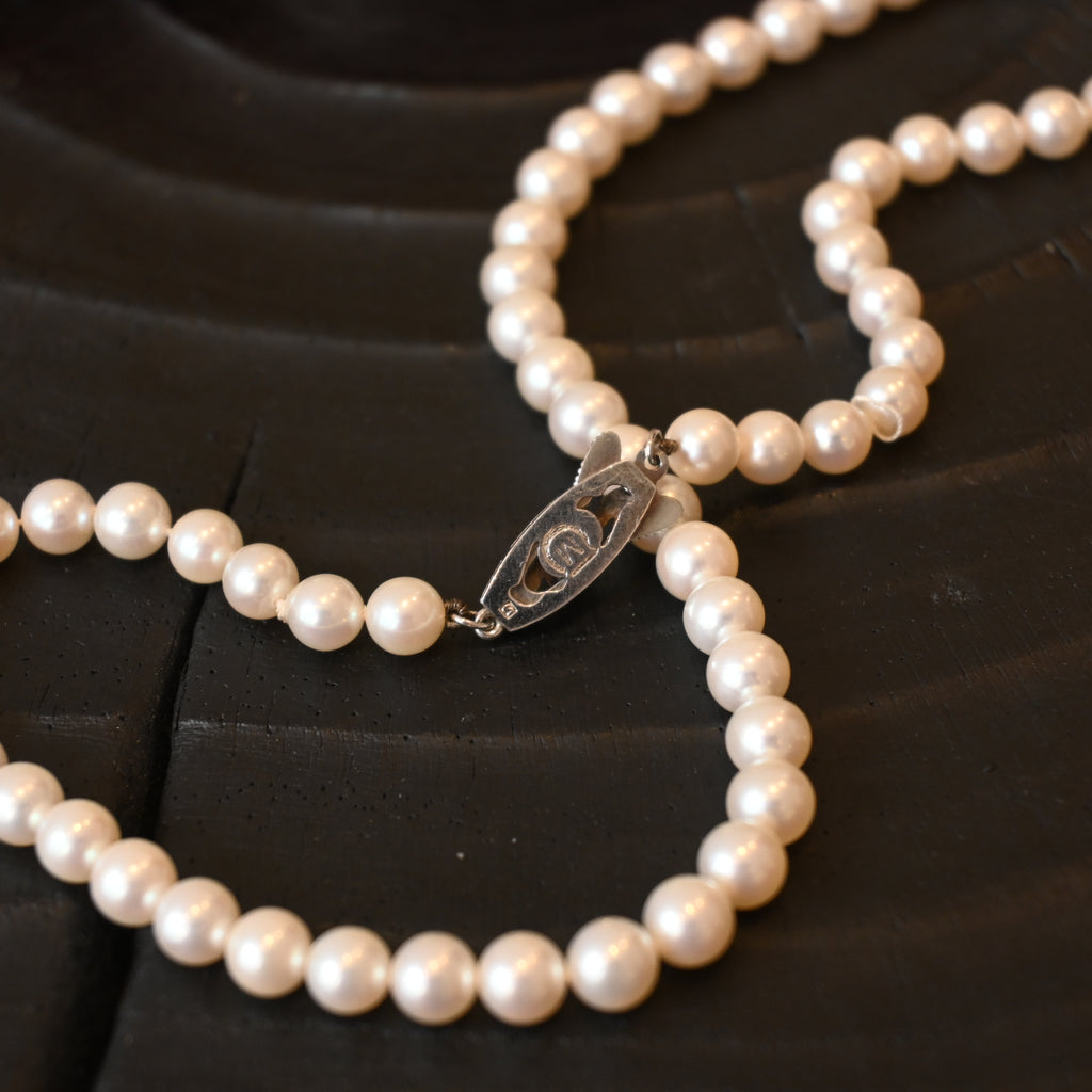 Mikimoto Akoya Pearl Necklace 6mm - Leluxe Vintage Sdn. Bhd.