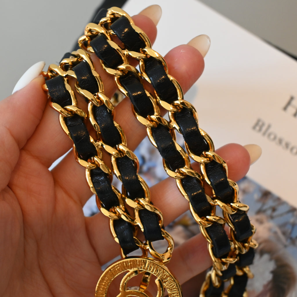 Chanel Coco Mark Chain Belt - Leluxe Vintage Sdn. Bhd.