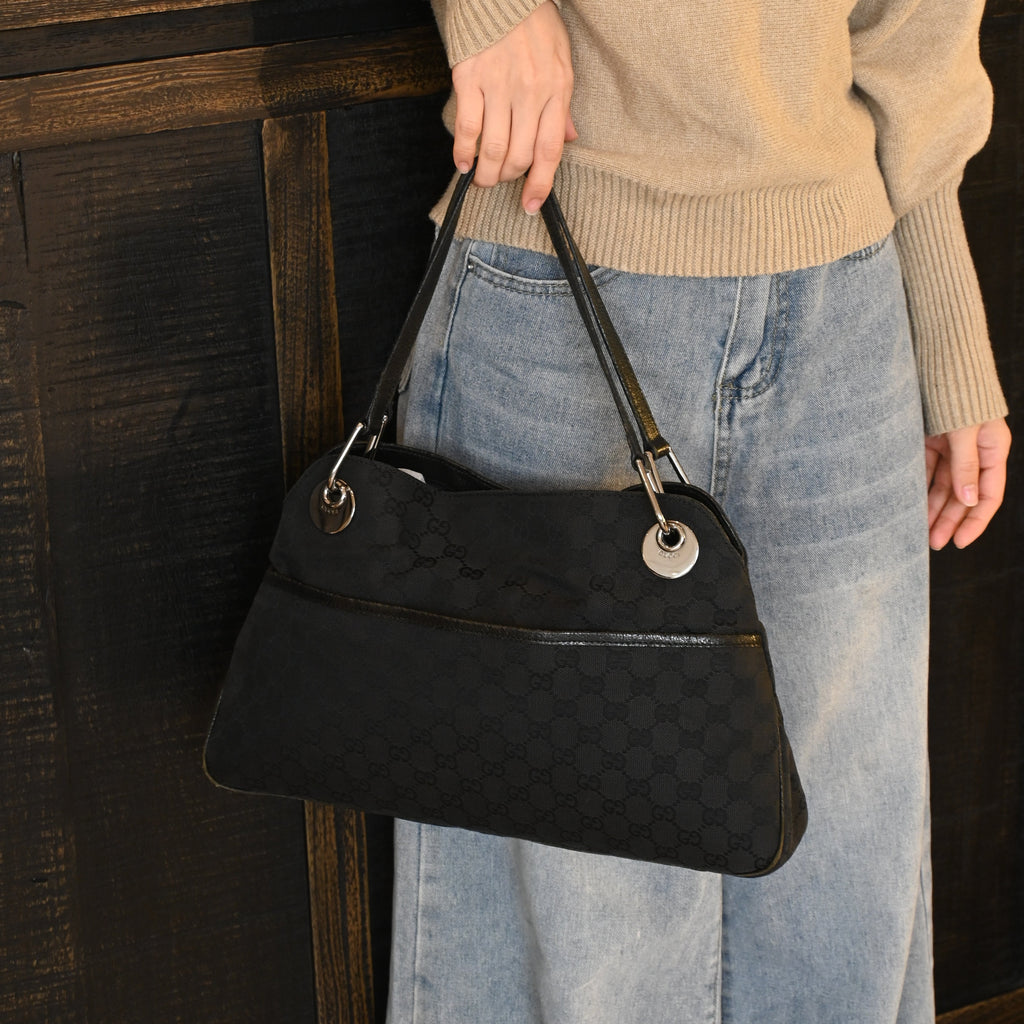 Gucci GG Black Monogram Tote