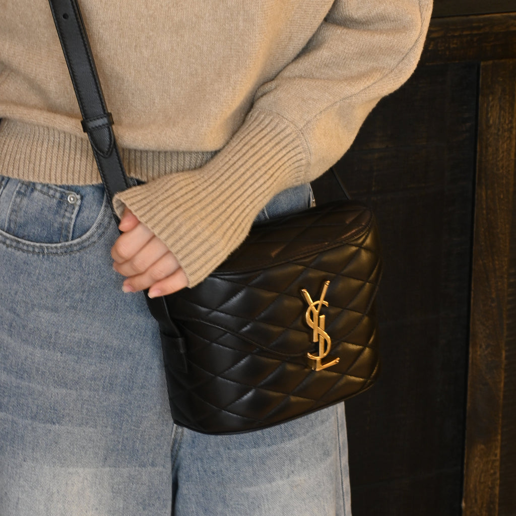 Yves Saint Laurent Matelasse June Box Quilted Lambskin Bag
