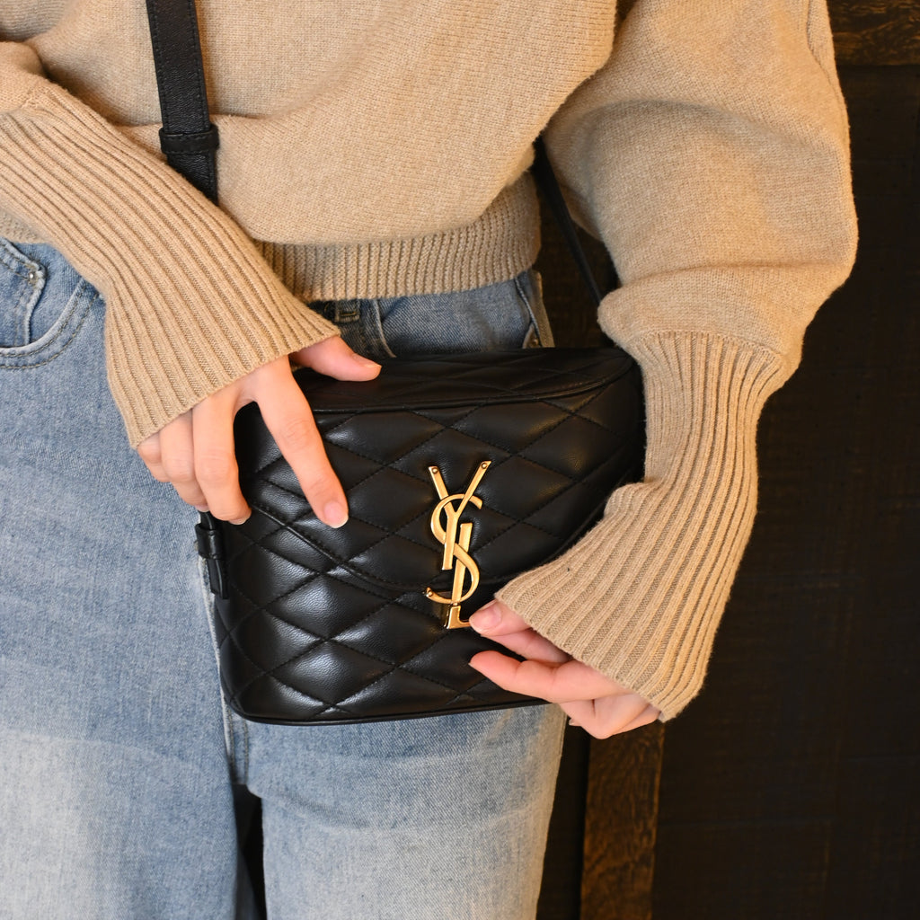 Yves Saint Laurent Matelasse June Box Quilted Lambskin Bag