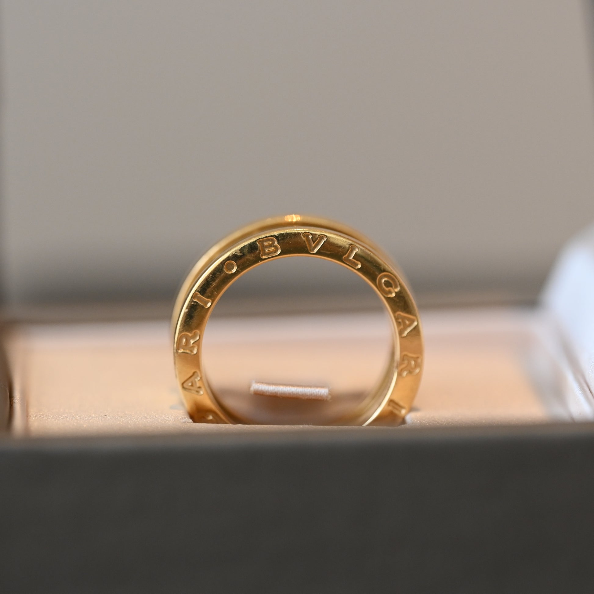 Bvlgari B.Zero1 Ring 2 Band YG Size 54 - Leluxe Vintage Sdn. Bhd.