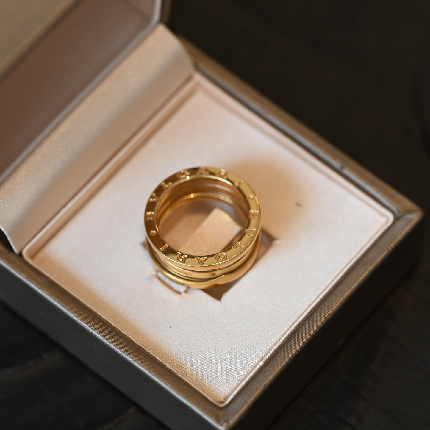 Bvlgari B.Zero1 Ring 2 Band YG Size 54 - Leluxe Vintage Sdn. Bhd.