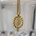 Christian Dior Logo Necklace Oval - Leluxe Vintage Sdn. Bhd.