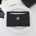 Chanel Matelasse Caviar Skin Card Case Black GHW - Leluxe Vintage Sdn. Bhd.