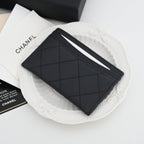Chanel Matelasse Caviar Skin Card Case Black GHW - Leluxe Vintage Sdn. Bhd.