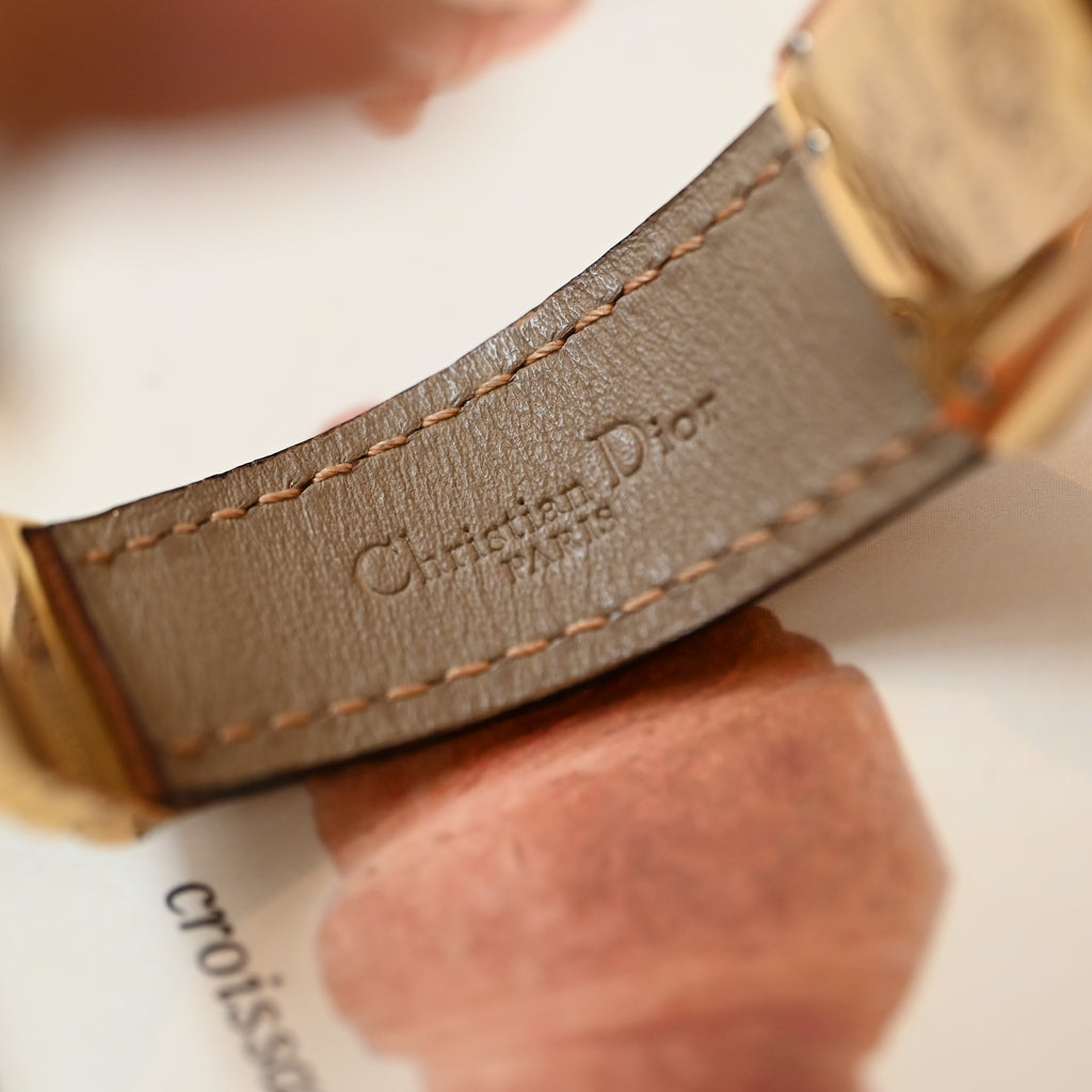 Christian Dior D80-140 Watch with Ostrict Leather Strap