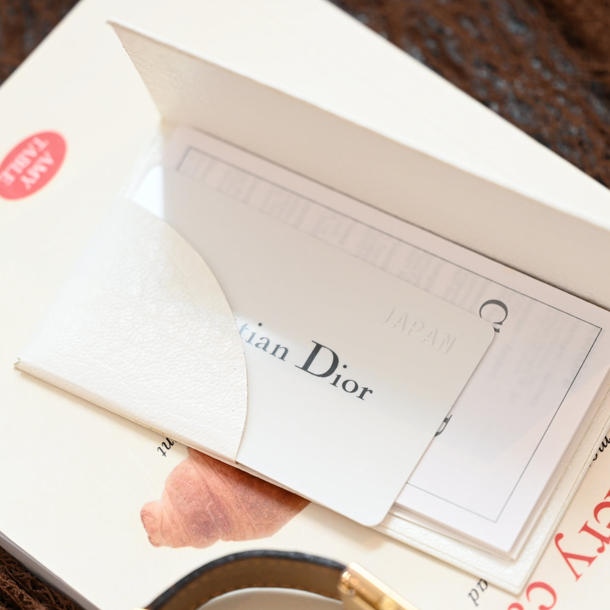 Christian Dior D80-140 Watch with Ostrict Leather Strap