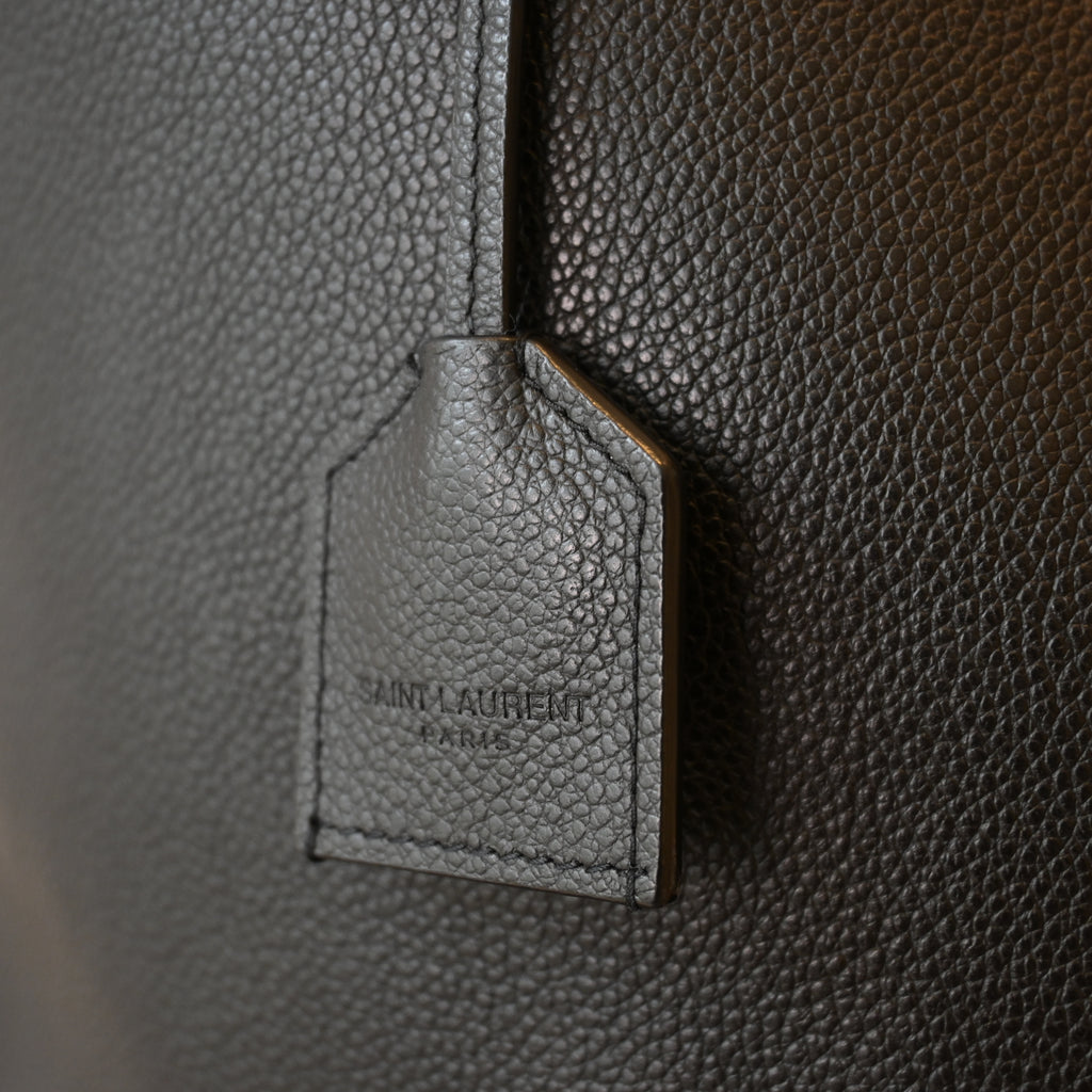 Yves Saint Laurent Paris Bold Leather Tote Bag