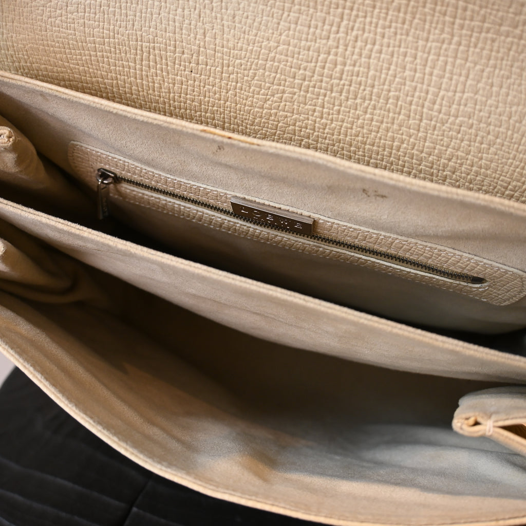 Loewe Grained Calfskin Flap Tote