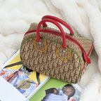 Christian Dior 2004 Rasta Small Bowling Bag by John Galliano - Leluxe Vintage Sdn. Bhd.