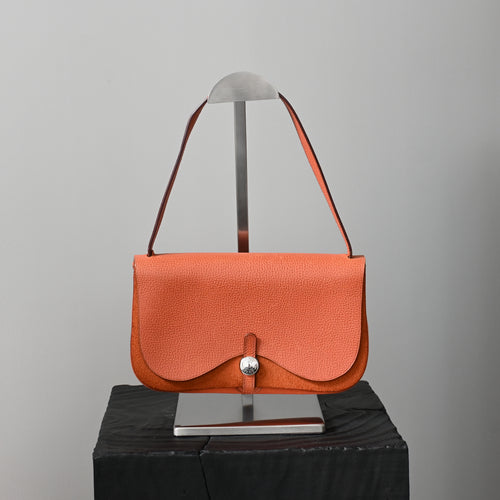 Hermes Colorado PM Vache Liege / Toile - Leluxe Vintage Sdn. Bhd.