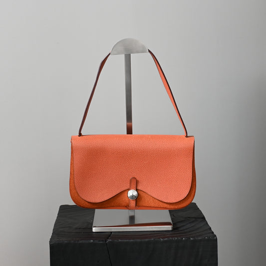 Hermes Colorado PM Vache Liege / Toile - Leluxe Vintage Sdn. Bhd.