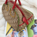 Christian Dior 2004 Rasta Small Bowling Bag by John Galliano - Leluxe Vintage Sdn. Bhd.