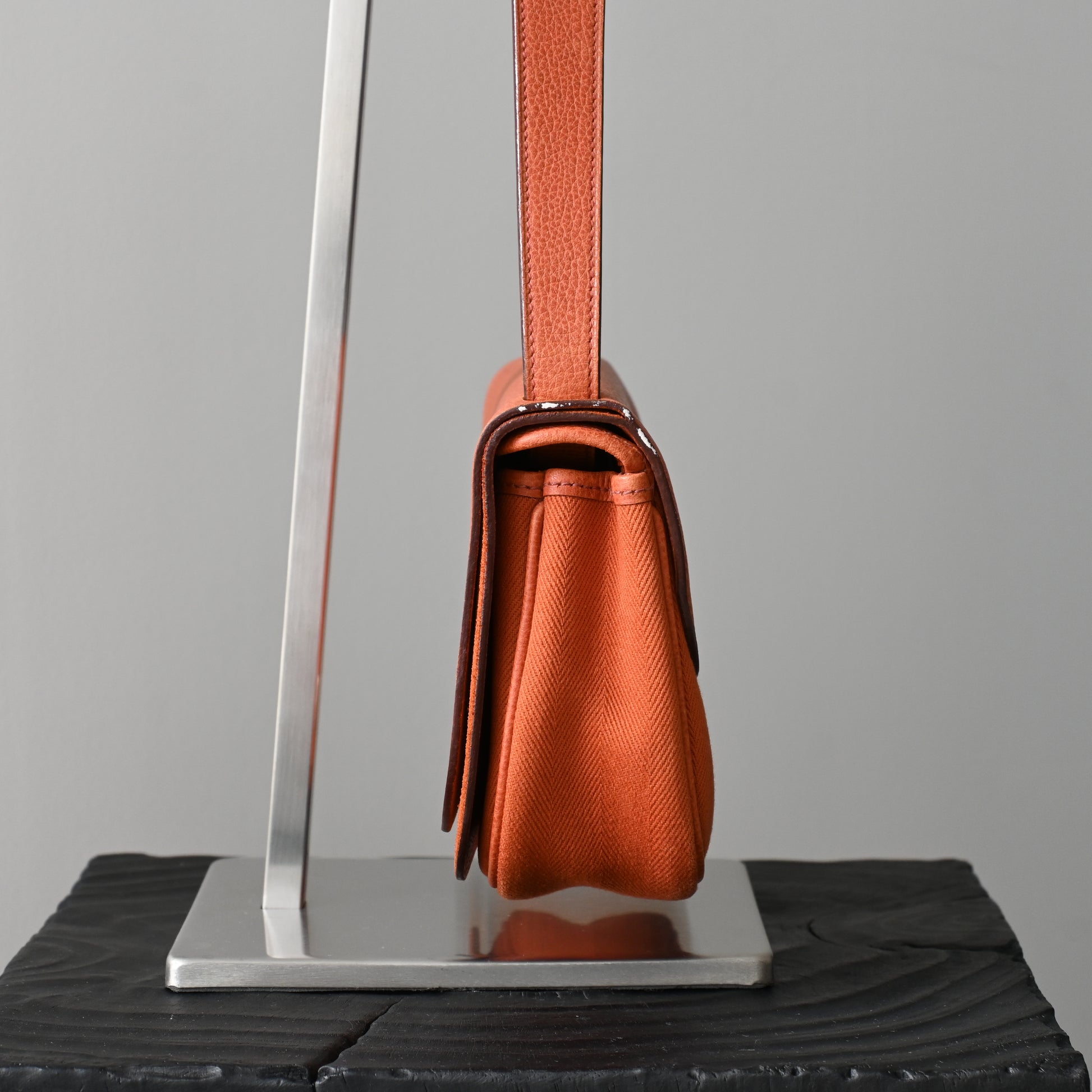 Hermes Colorado PM Vache Liege / Toile - Leluxe Vintage Sdn. Bhd.