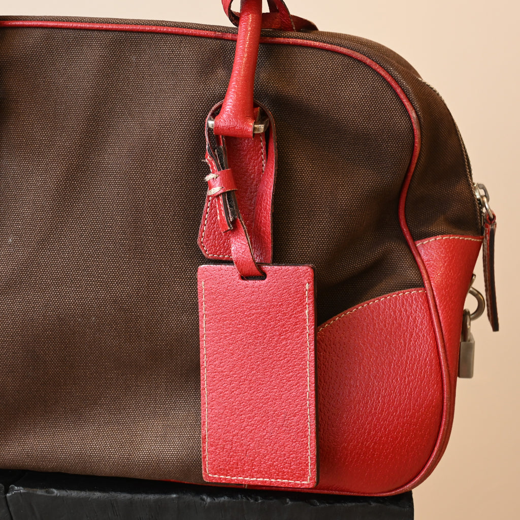 Prada Brown Bowling Bag