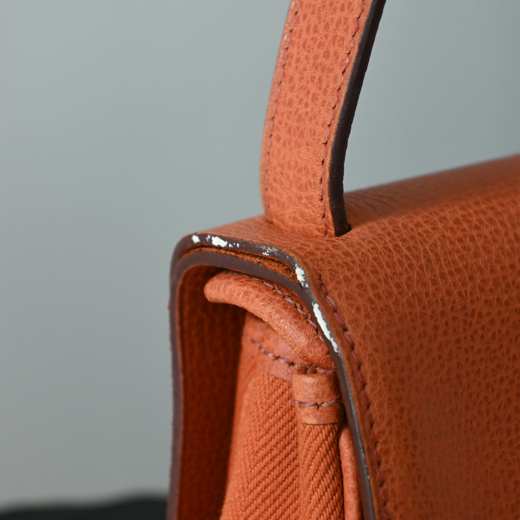 Hermes Colorado PM Vache Liege / Toile - Leluxe Vintage Sdn. Bhd.