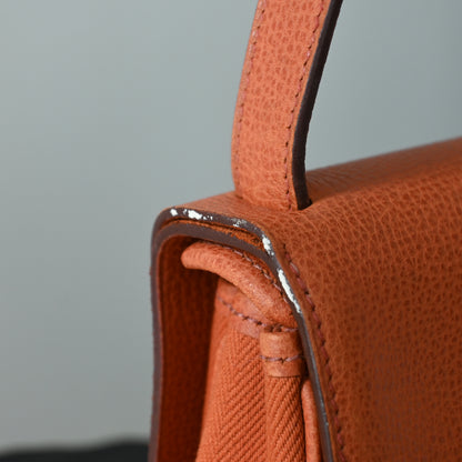 Hermes Colorado PM Vache Liege / Toile - Leluxe Vintage Sdn. Bhd.