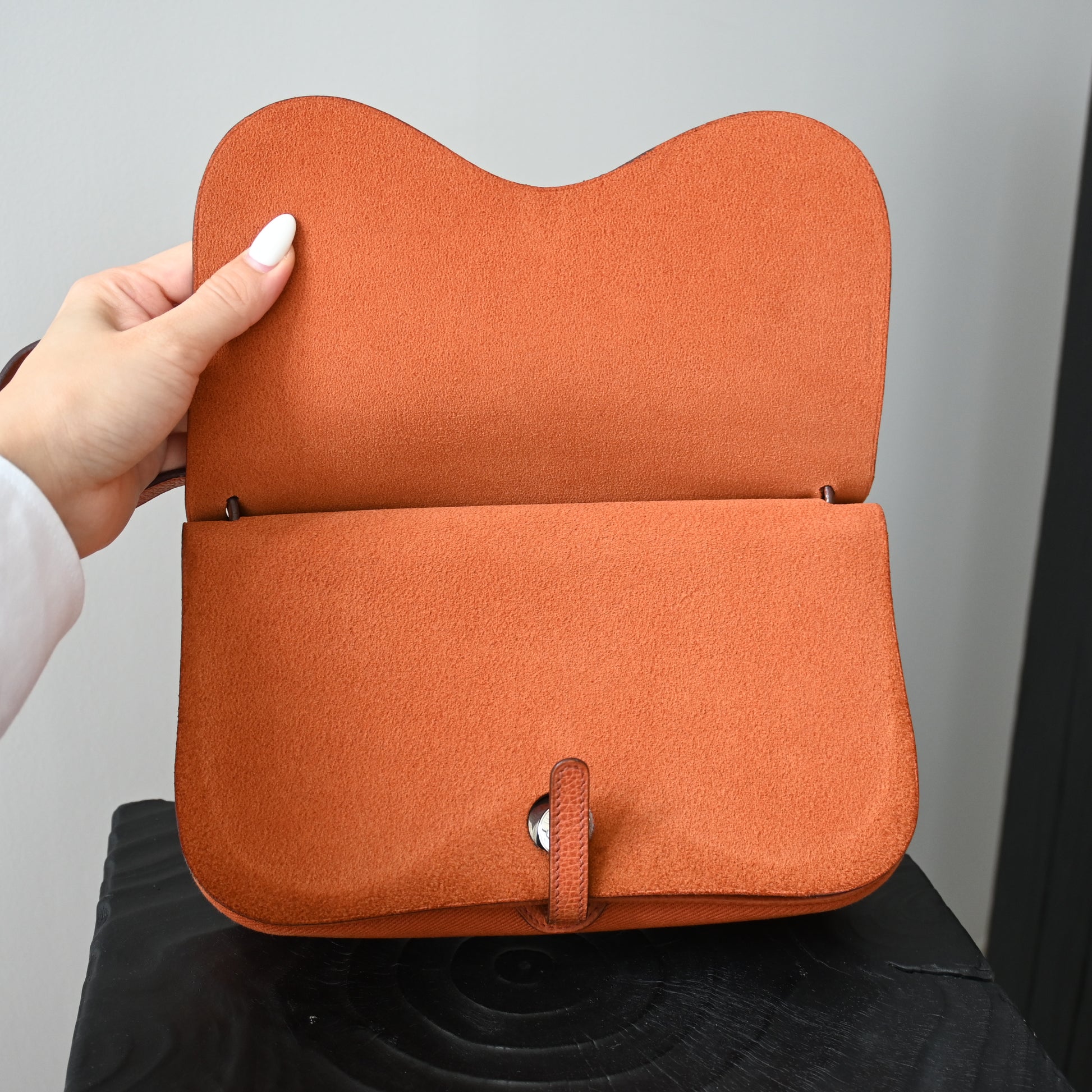 Hermes Colorado PM Vache Liege / Toile - Leluxe Vintage Sdn. Bhd.
