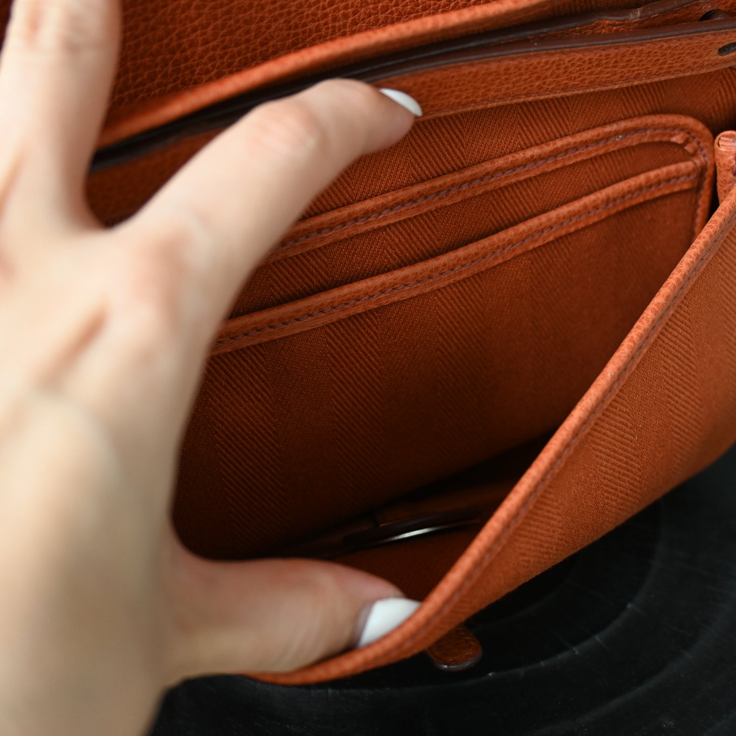 Hermes Colorado PM Vache Liege / Toile - Leluxe Vintage Sdn. Bhd.