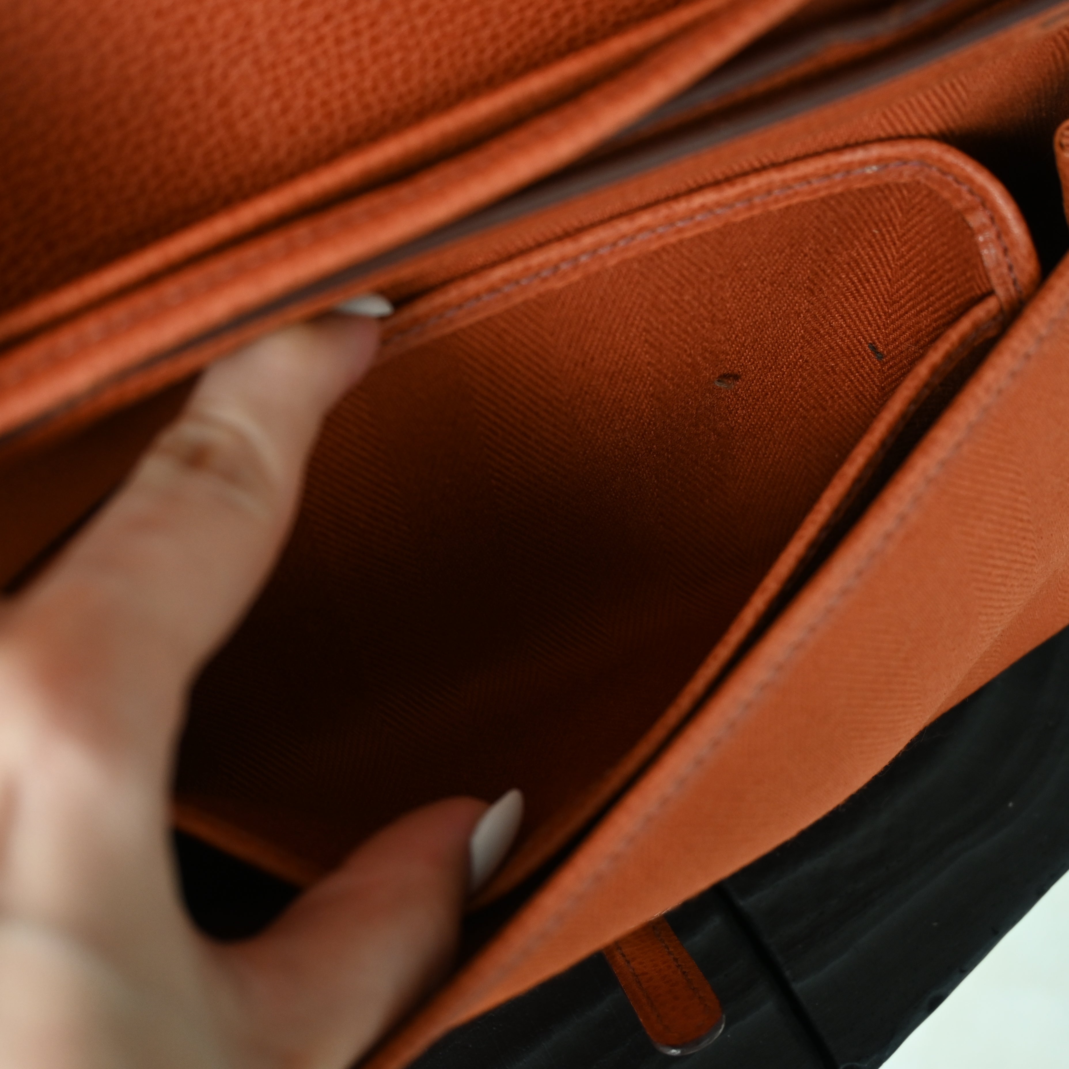 Hermes Colorado PM Vache Liege / Toile - Leluxe Vintage Sdn. Bhd.