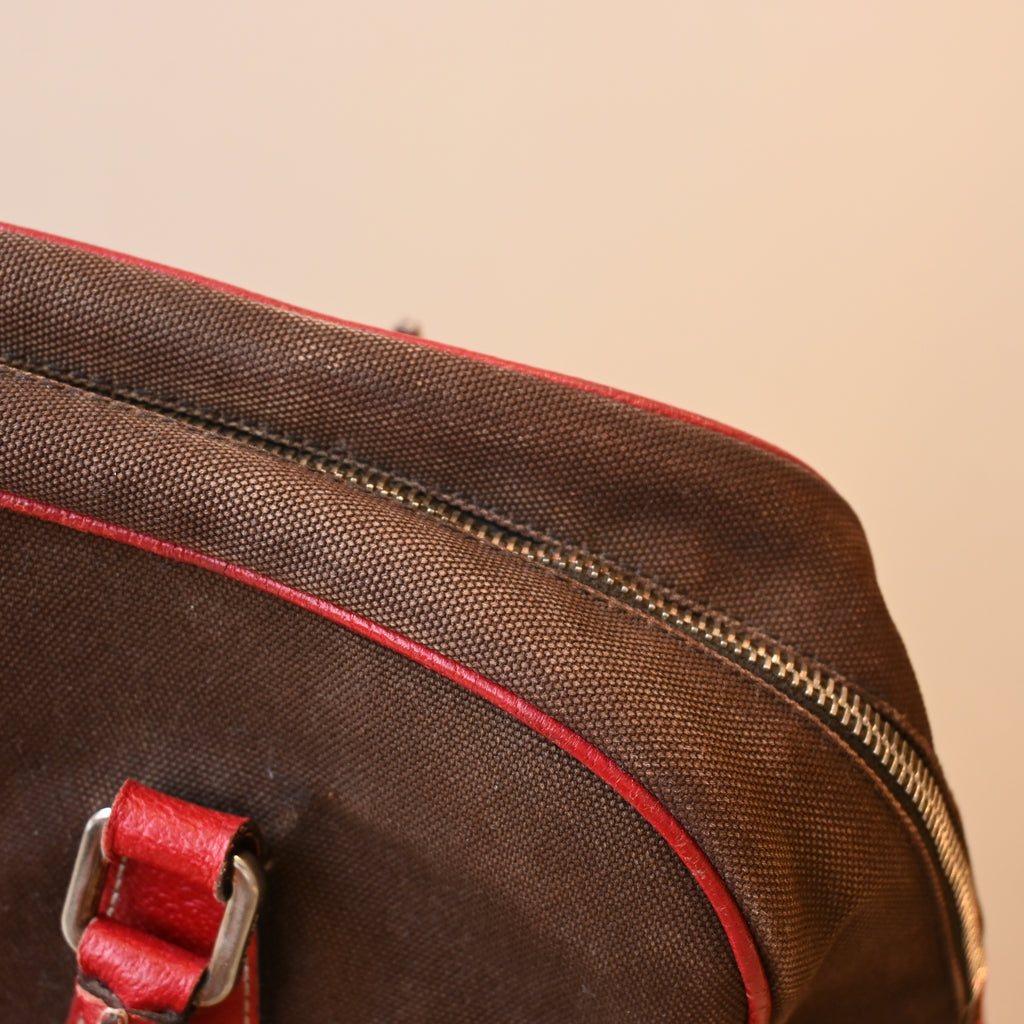 Prada Brown Bowling Bag