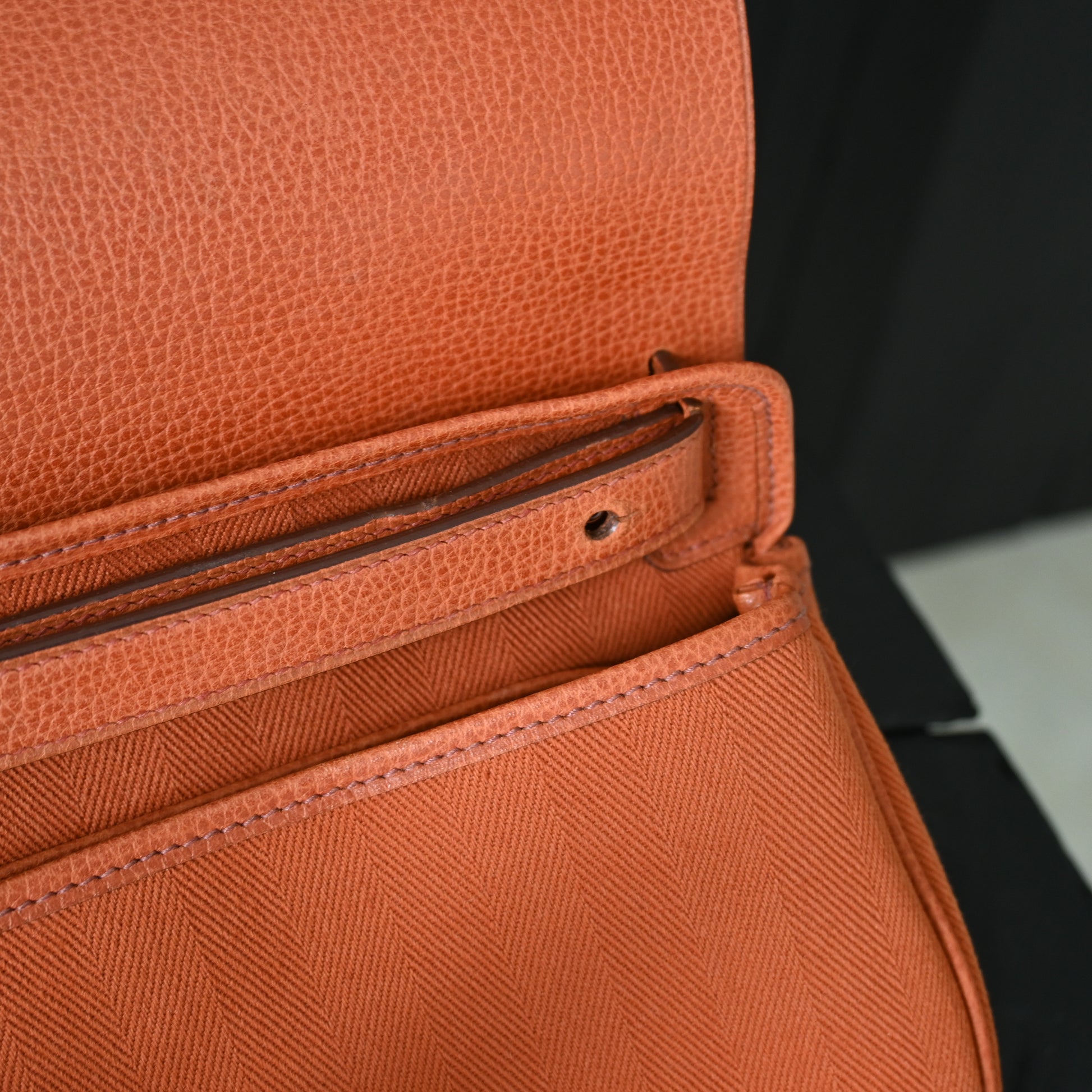 Hermes Colorado PM Vache Liege / Toile - Leluxe Vintage Sdn. Bhd.