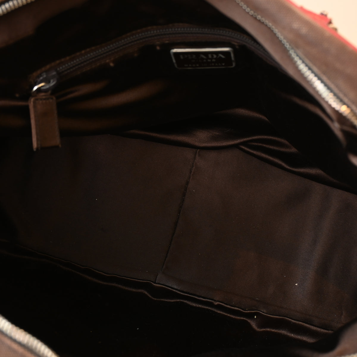 Prada Brown Bowling Bag