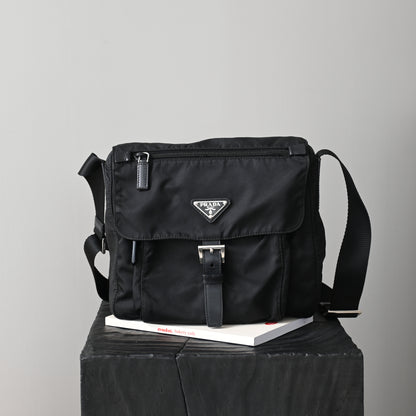 Prada Tessuto Nylon Crossbody Bag - Leluxe Vintage Sdn. Bhd.